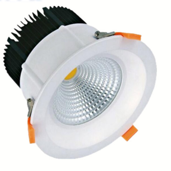 7.87in 80W LED COB Ceiling Light - Flush Mount LED Downlight-1600LM-24/40/60°Light speed angle
